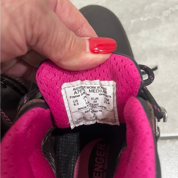 Women’s Avenger Soft Toe Work Bootss Size 6.5 - Picture 4 of 7